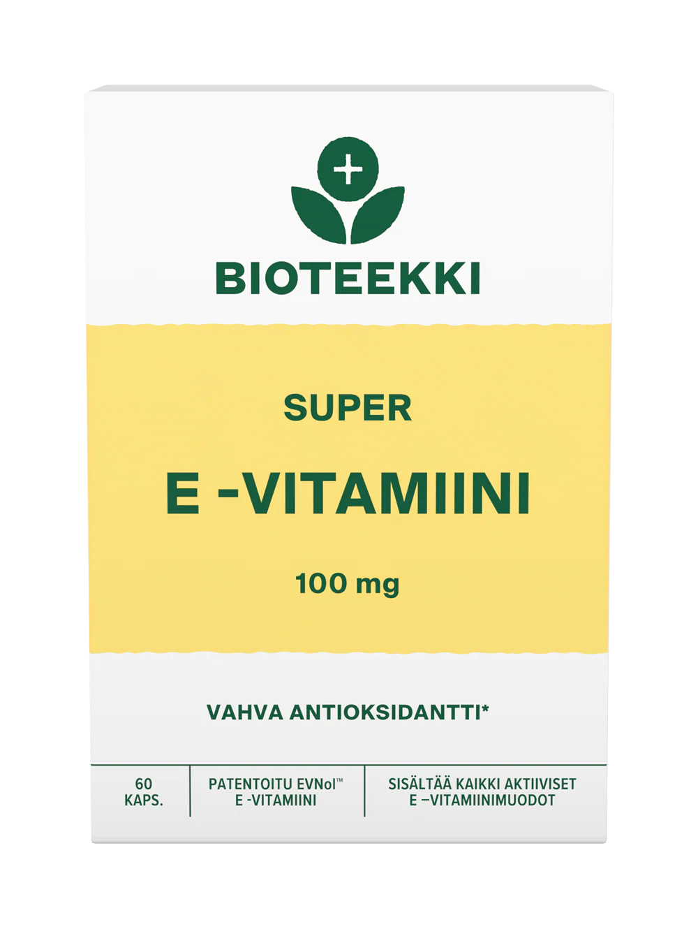 Bioteekki Super E-Vitamiini 100 mg 60 kaps.