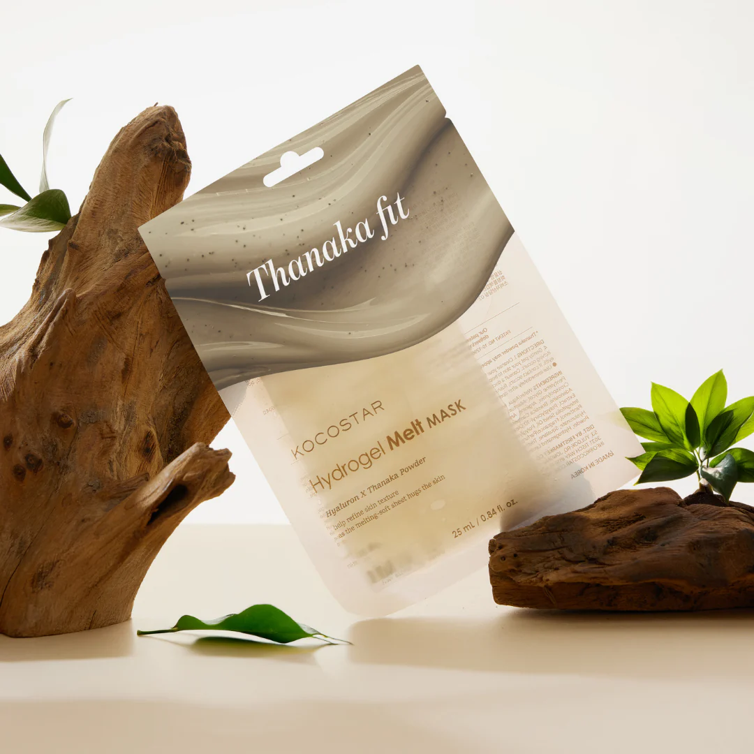 KOCOSTAR Hydrogel Melt Mask Thanaka Fit - Kasvonaamio 1 kpl - Image 2