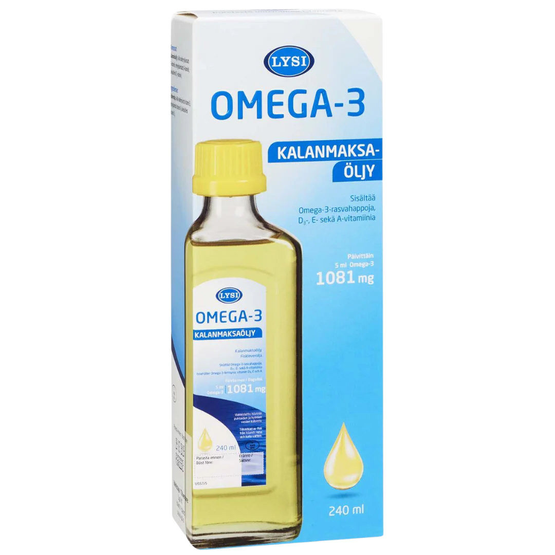 Lysi Omega-3 Kalanmaksaöljy 240 ml