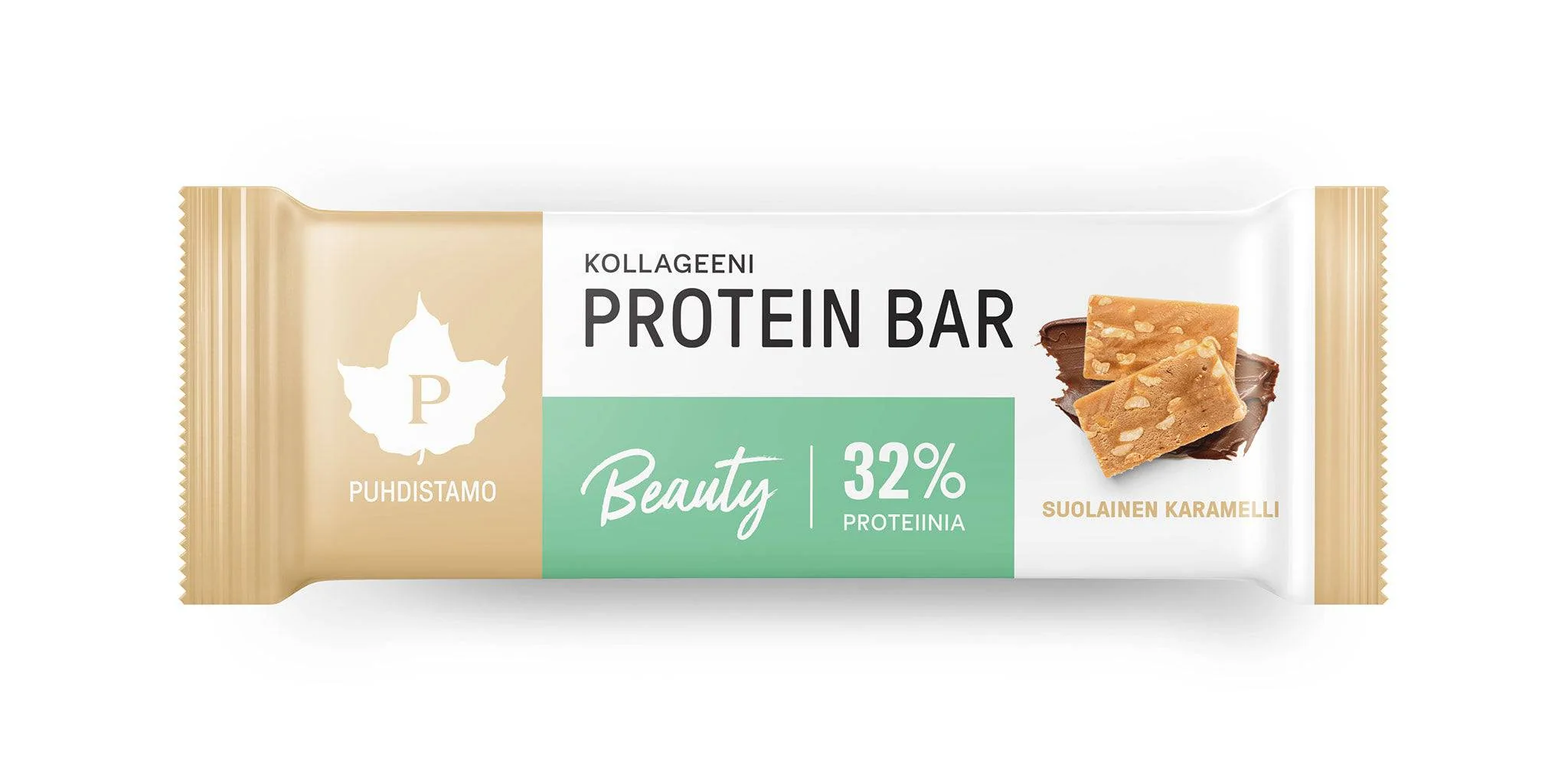 Puhdistamo Kollageeni Protein Bar - Suolainen karamelli 30 g - erä