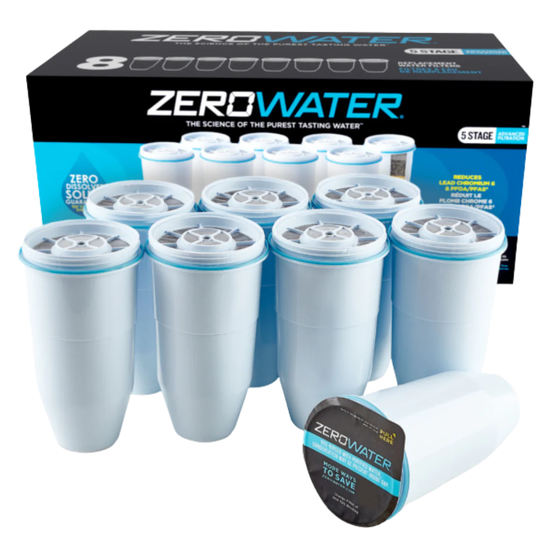 ZeroWater vaihtosuodatin SÄÄSTÖPAKKAUS 8 kpl